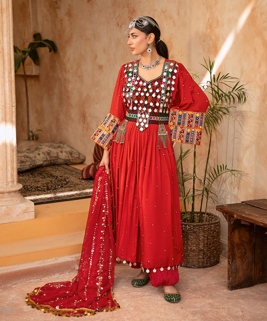 Laal Metton Heritage Dress