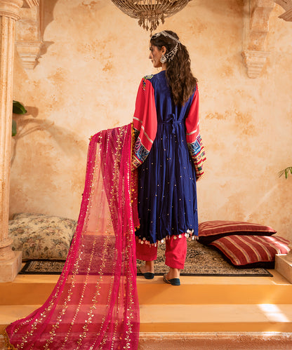 Laal Metton Handmade Heritage Dress