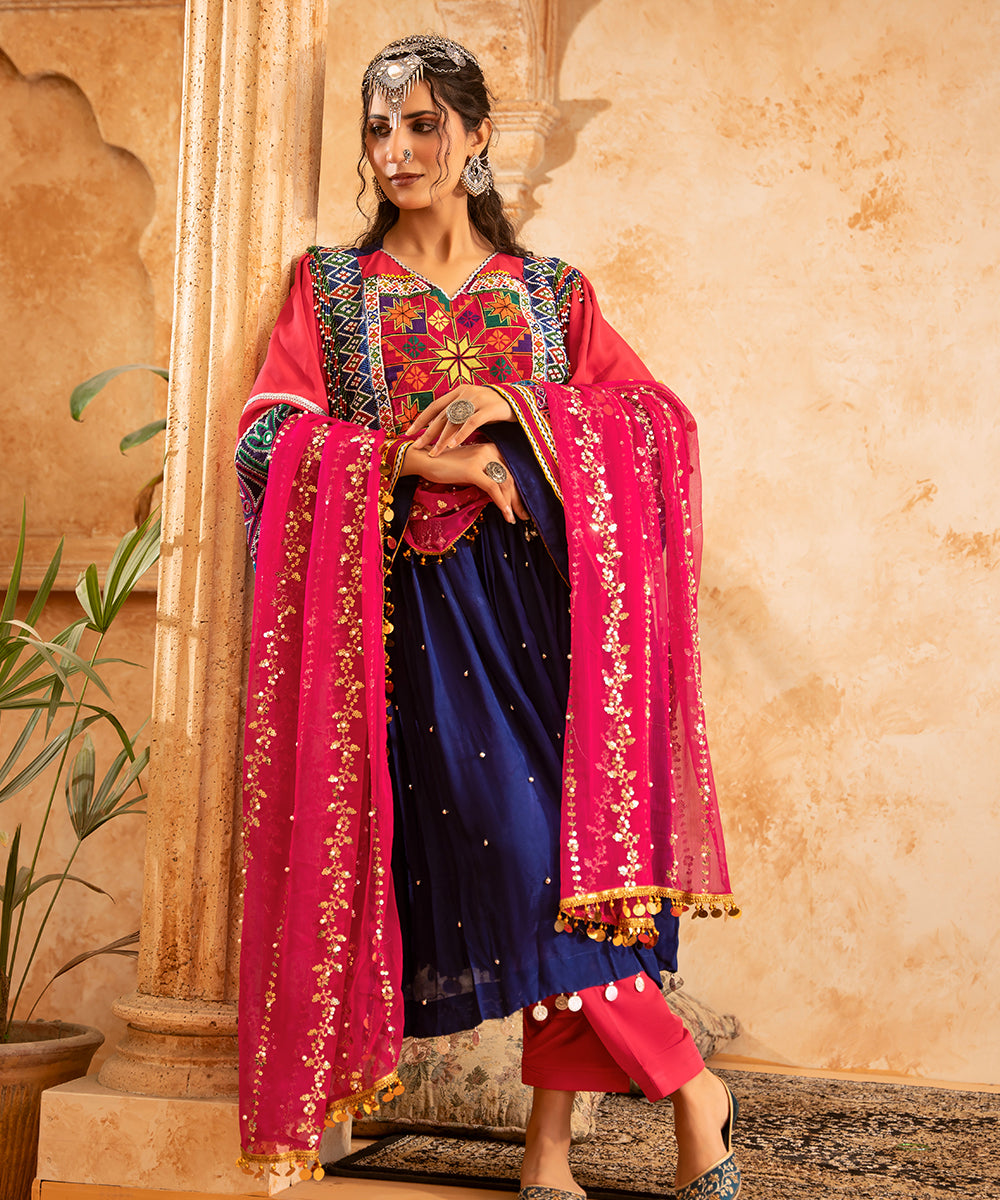 Laal Metton Handmade Heritage Dress