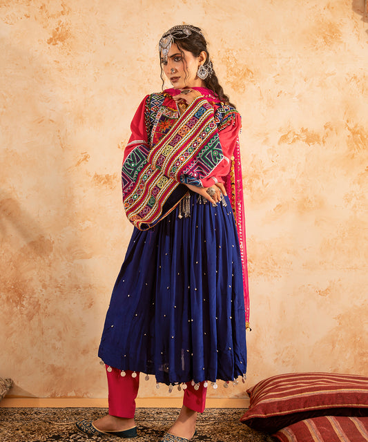 Laal Metton Handmade Heritage Dress