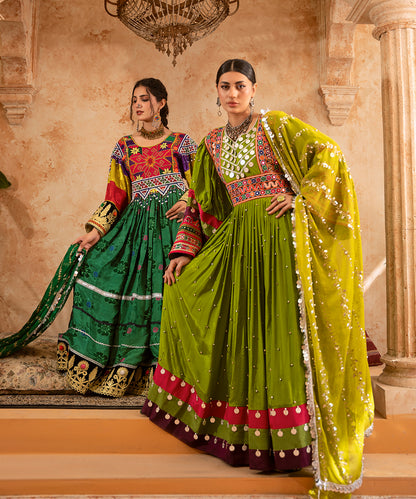 Laal Metton Gongari Heritage Dress