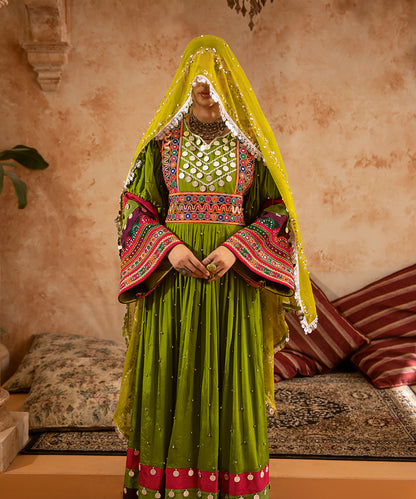 Laal Metton Gongari Heritage Dress