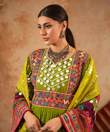 Laal Metton Gongari Heritage Dress
