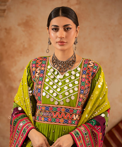 Laal Metton Gongari Heritage Dress