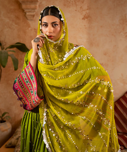 Laal Metton Gongari Heritage Dress