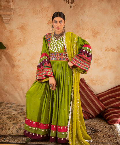 Laal Metton Gongari Heritage Dress