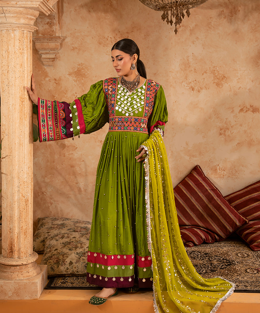 Laal Metton Gongari Heritage Dress