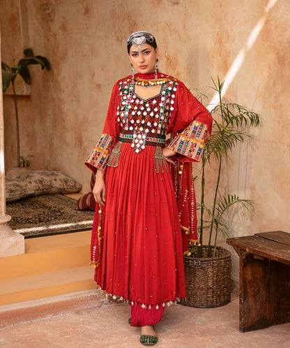 Laal Metton Heritage Dress