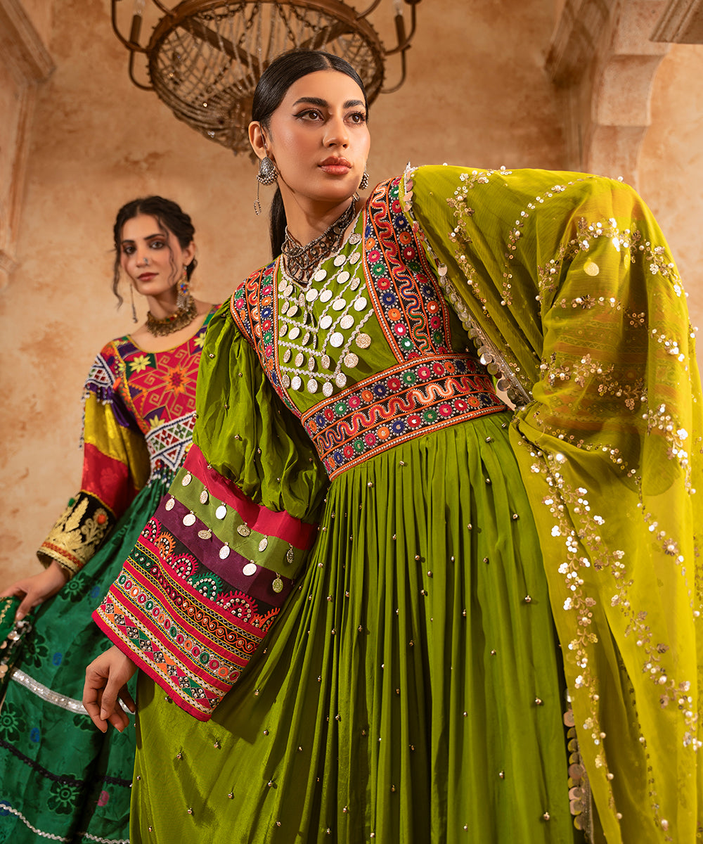 Laal Metton Gongari Heritage Dress