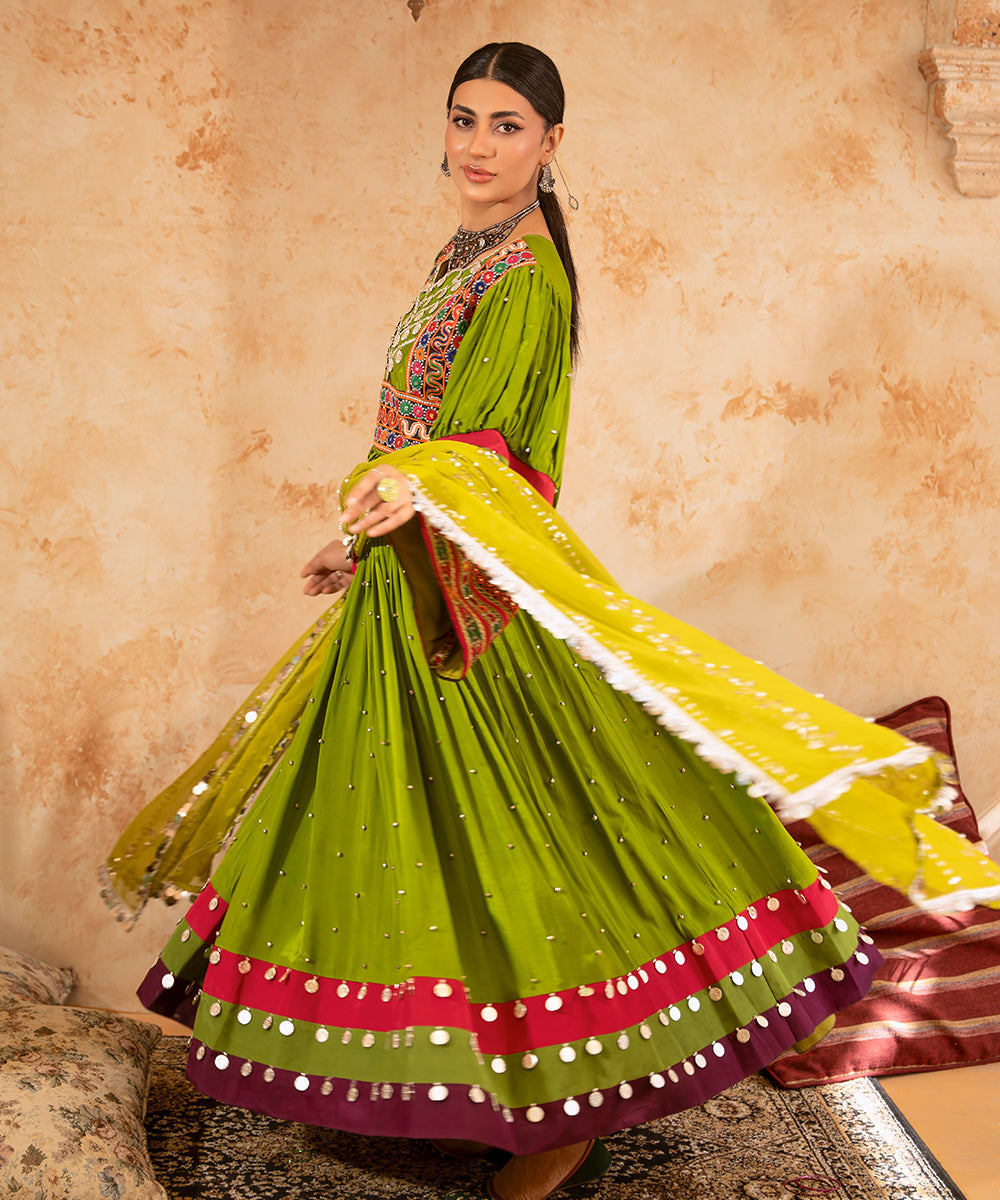 Laal Metton Gongari Heritage Dress