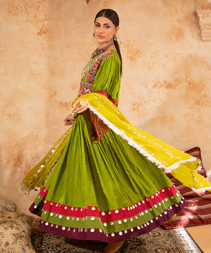 Laal Metton Gongari Heritage Dress